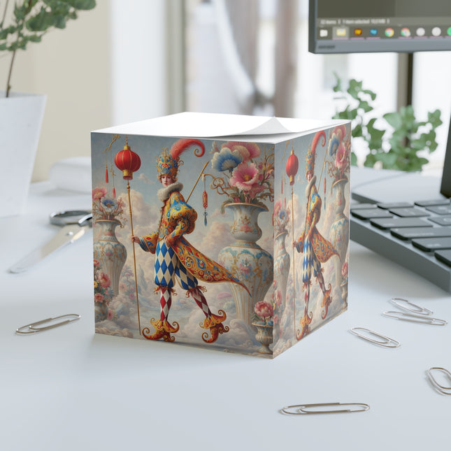 The Ornamental Jester Note Cube