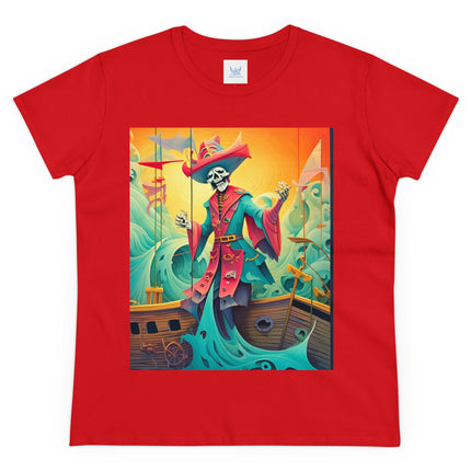 Skeleton Crew of the Misty Seas Women's Midweight Cotton Tee