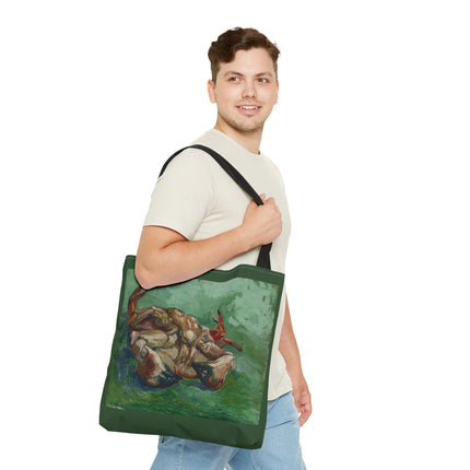 Crab on its Back by Vincent Van Gogh Tote Bag (AOP)
