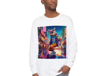 Neon Skater Garment-dyed Long Sleeve T-Shirt