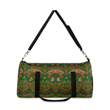 Japanese Fan Pattern IV by G.A. Audsley Duffle Bag