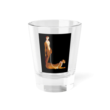 Leopard Queen Shot Glass – Wild Beauty & Art Deco Glamour