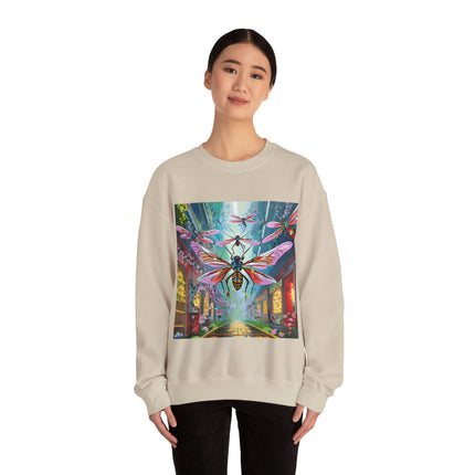 Neon Swarm Unisex Heavy Blend™ Crewneck Sweatshirt