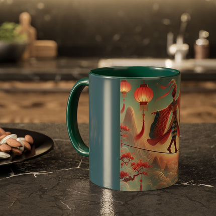 The Lantern Walker Colorful Mugs (11oz, 15oz)