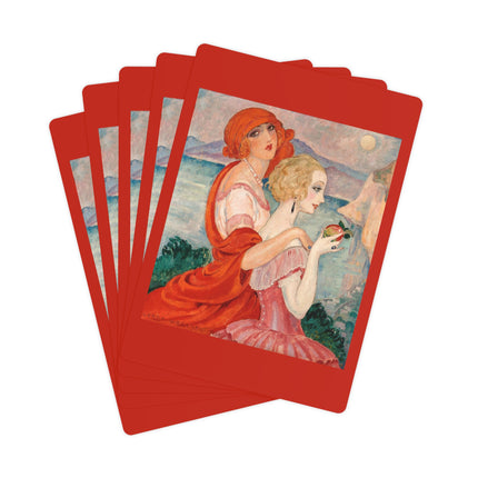 Sur la Route d'Anacapri by Gerda Wegener Playing Cards