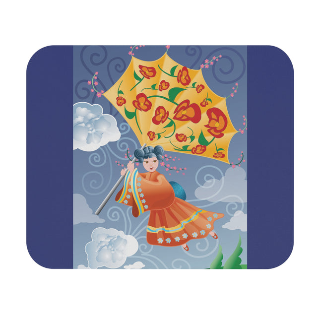 Flight of Blossoms Mouse Pad, Rectangle