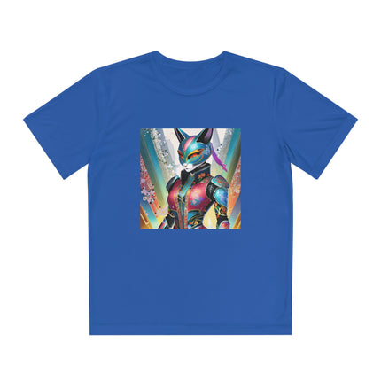Cyberpunk Chic Youth Competitor Tee