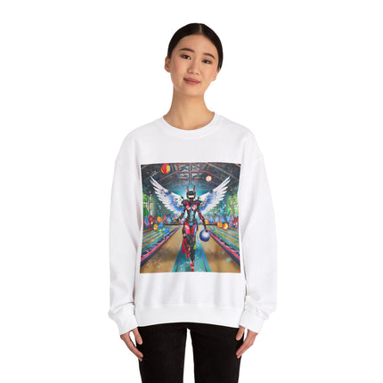 Samurai Robot Angels Unisex Heavy Blend™ Crewneck Sweatshirt