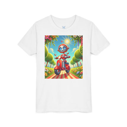 The Traveling Robot Youth Short Sleeve Tee