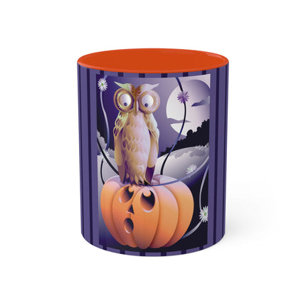 The Startled Pumpkin Colorful Mugs, 11oz