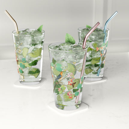 Songbird in Bloom Glass, 16oz