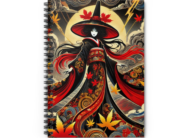 Kabuki Witch Spiral Notebook - Ruled Line