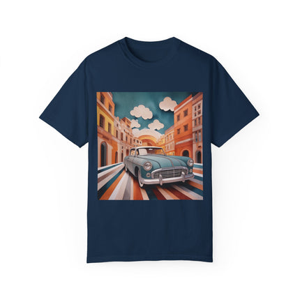 1960 Alfa Romeo Giulietta Unisex Garment-Dyed T-shirt