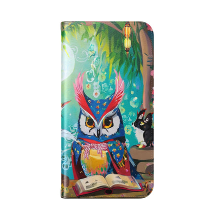 🦉✨ Owl's Magical Workshop Flip Case – Enchanted Wisdom & Arcane Wonder