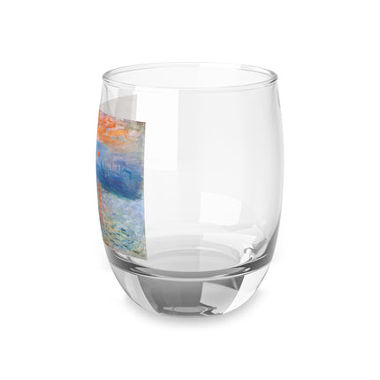 Sunrise by Claude Monet Whiskey Glass