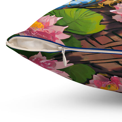 Wisdom's Guardian Spun Polyester Square Pillow