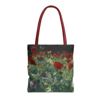 Poppies (A Study of Poppies for Carnation, Lily, Lily, Rose) by John Singer Sargent Tote Bag (AOP)