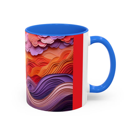 Dramatic Sunset Sky Colorful Mugs (11oz, 15oz)