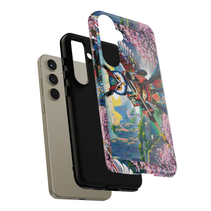 Cyberpunk Samurai Owl Phone Cases