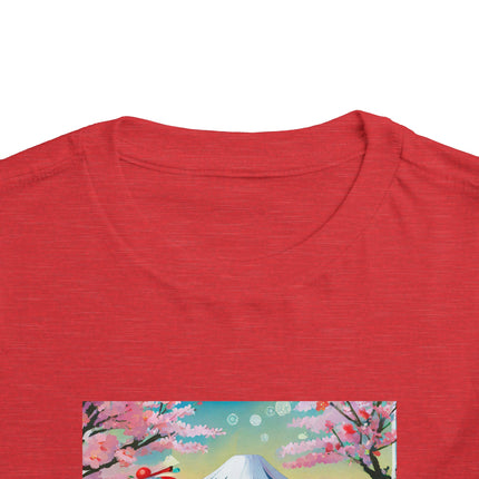 Rainy Day Ducks Toddler Short Sleeve Tee