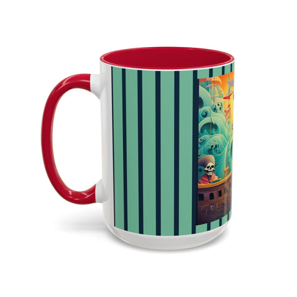 Skeleton Crew of the Misty Seas Colorful Mugs (11oz, 15oz)