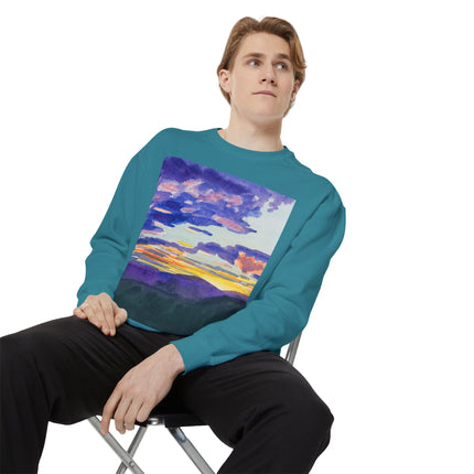 Naturstudie XII by Karl Wiener Garment-Dyed Sweatshirt