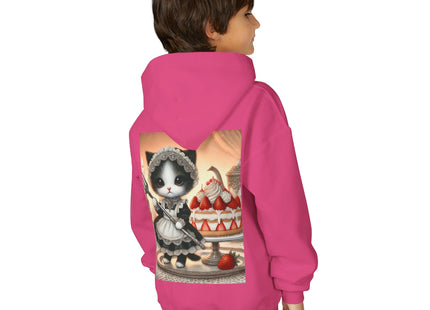 Patisserie Kitten Youth Heavy Blend Hooded Sweatshirt