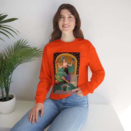 May & Emerald (from the Gem Series) by Sofia Chiostri Heavy Blend™ Crewneck Sweatshirt