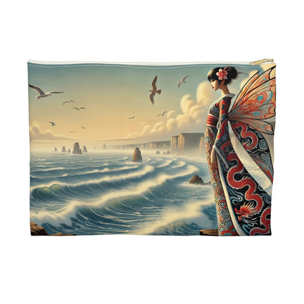 The Coastal Fairy Flat Pouch – Serene Grace & Oceanic Magic