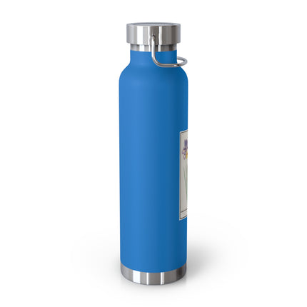Iris, Iris sibirica by Anselmus Boëtius de Boodt Copper Vacuum Insulated Bottle, 22oz