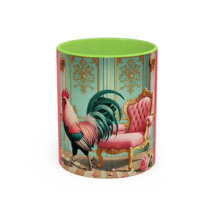 The Salon Rooster Colorful Mugs (11oz, 15oz)