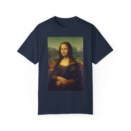 Mona Lisa by Leonardo da Vinci Unisex Garment-Dyed T-shirt
