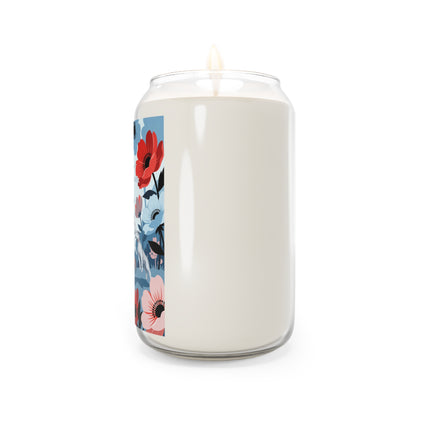 🐕🌺 The Floral Dash Scented Soy Candle – Art Deco Garden Adventure