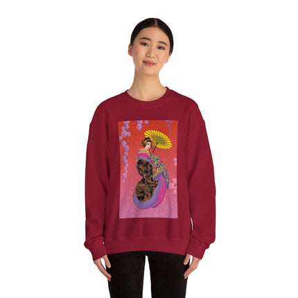 Enchanting Geisha Unisex Heavy Blend™ Crewneck Sweatshirt