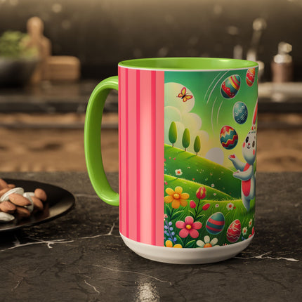 Easter Bunny’s Colorful Mugs (11oz, 15oz)
