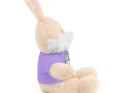 Candy Cane Timekeeper Bunny Stuffed Animals with Tee