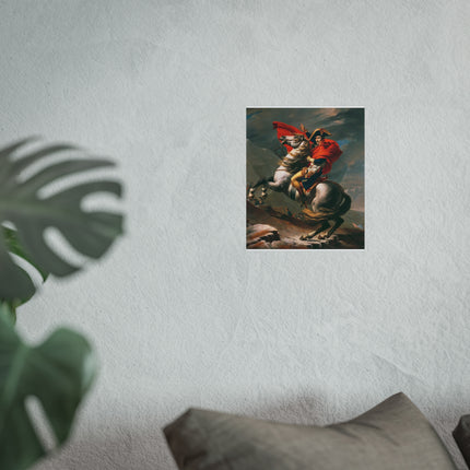 Napoleon Crossing the Alps by Jacques-Louis David Fine Art Posters