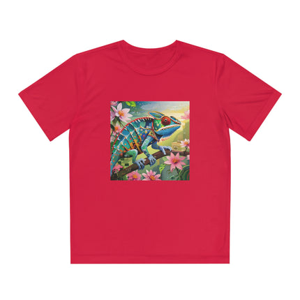 Camouflage Chameleon Youth Competitor Tee