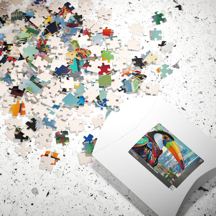 Cyber Toucan Chic Puzzle (110, 252, 520, 1014-piece)