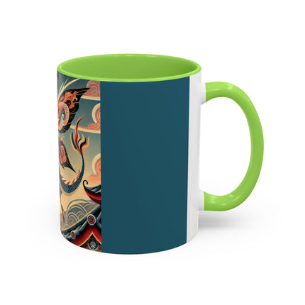 Dragon Fairy of the Temple Colorful Mugs (11oz, 15oz)