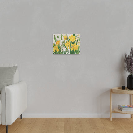 Golden Daffodils by Tanigami Kônan – Japanese Botanical Grace
