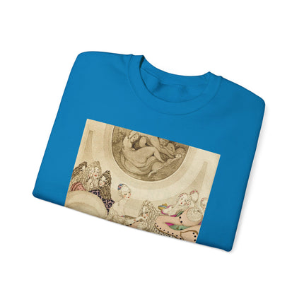 Sur talons rouges (On Red Heels) pl 01 by Gerda Wegener Heavy Blend™ Crewneck Sweatshirt