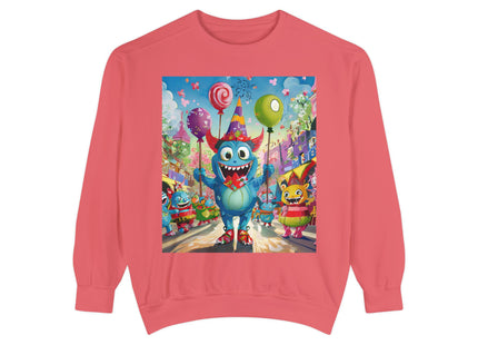 Monster Parade Madness Unisex Garment-Dyed Sweatshirt