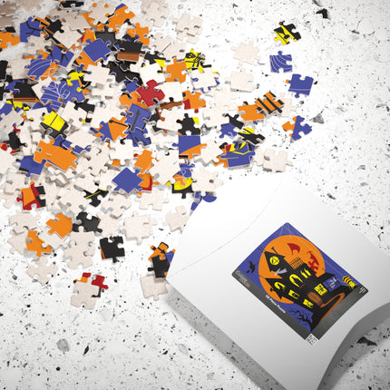 Halloween Night at the Haunted House Puzzle (110, 252, 520, 1014-piece)