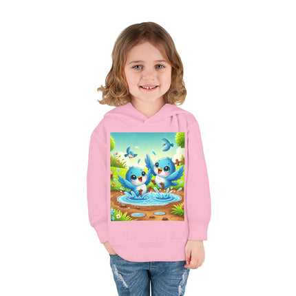 Bluebird Playtime Toddler Pullover Fleece Hoodie