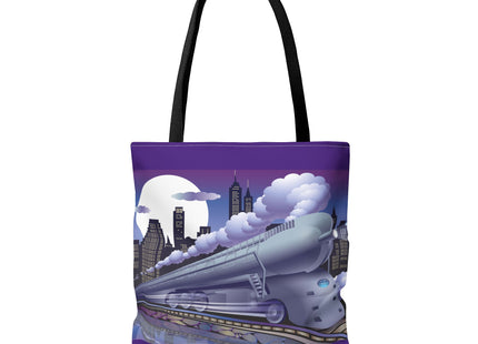 The Art Deco Bullet Train Tote Bag (AOP)