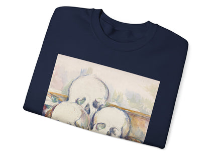 The Three Skulls by Paul Cézanne Unisex Heavy Blend™ Crewneck Sweatshirt