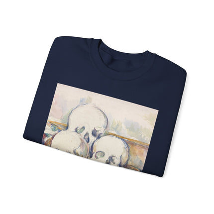 The Three Skulls by Paul Cézanne Unisex Heavy Blend™ Crewneck Sweatshirt