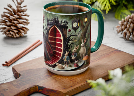 Malice in Wonderland – Gothic Halloween Colorful Mugs (11oz, 15oz)