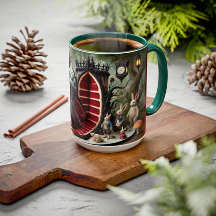 Malice in Wonderland – Gothic Halloween Colorful Mugs (11oz, 15oz)